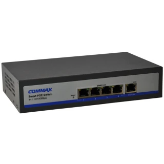 Switch mit 5 Ports CIOT-H4L2 COMMAX IP 4 POE 1 UPLINK