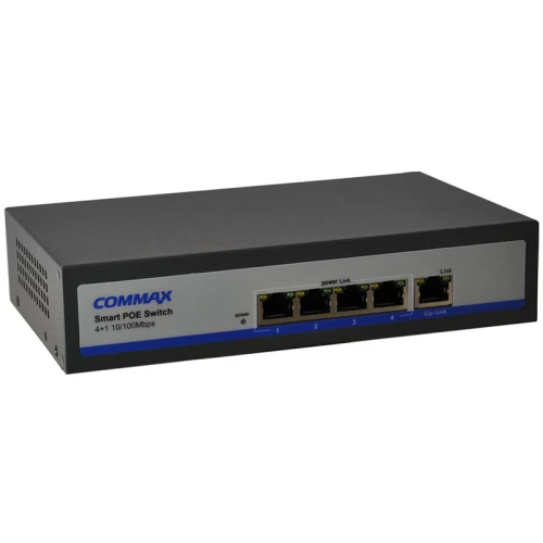 Switch mit 5 Ports CIOT-H4L2 COMMAX IP 4 POE 1 UPLINK