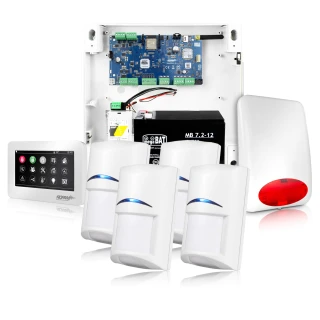 NeoGSM-IP Alarmsystem, Weiß, 4x Sensor, GSM-Benachrichtigung, Wifi