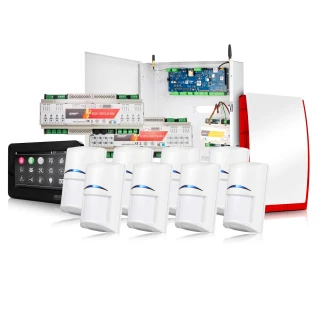 Alarm System Ropam NeoGSM-IP-64, Schwarz, 8x Bewegungsmelder, Rollladensteuerung, Beleuchtungssteuerung, GSM-Benachrichtigung, Wifi