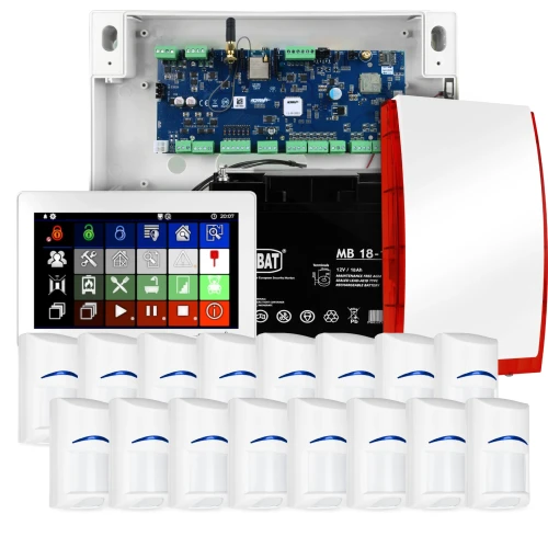 Ropam NeoLTE-IP-64 Alarmsystem, 16x BOSCH Sensor, TPR-7W, GSM, Wi-Fi