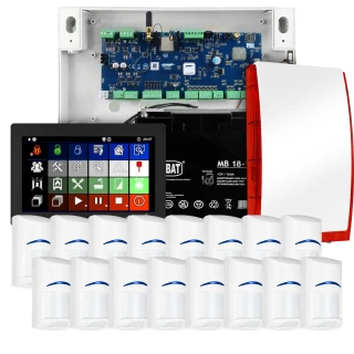 Alarmanlage Ropam NeoLTE-IP-64, 16x BOSCH Sensor, TPR-7B, GSM, Wi-Fi