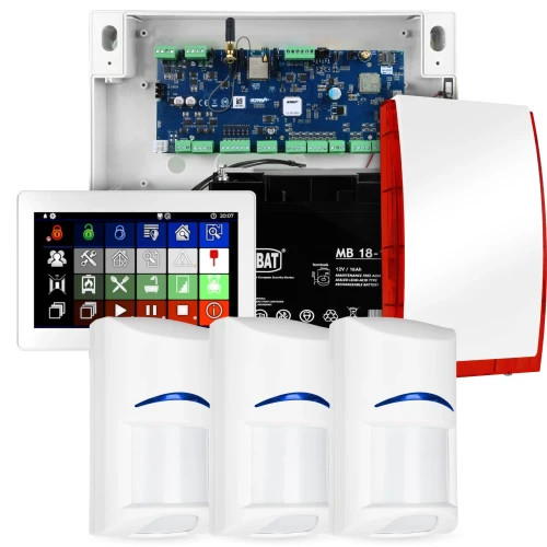 Ropam NeoLTE-IP-64 Alarmsystem, 3x BOSCH Sensor, TPR-7W, GSM, Wi-Fi