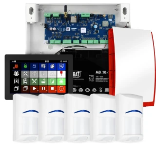 Alarmanlage Ropam NeoLTE-IP-64, 5x BOSCH-Sensor, TPR-7B, GSM, Wi-Fi