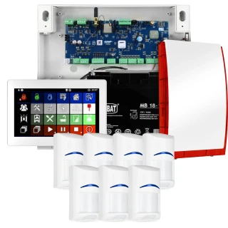 Alarmanlage Ropam NeoLTE-IP-64, 7x BOSCH Sensor, TPR-7W, GSM, Wi-Fi