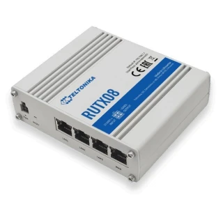 Teltonika RUTX08 | Industrieller Router | 1x WAN, 3x LAN 1000 Mb/s, VPN