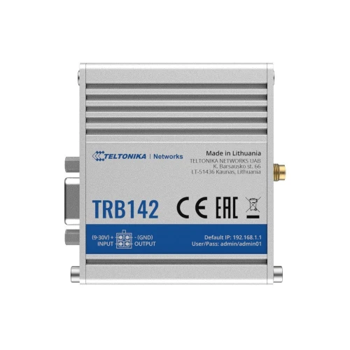 Teltonika TRB142 | Gateway, IoT-Tor | LTE Cat 1, RS232, Fernverwaltung