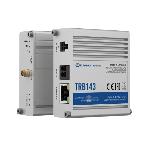 Teltonika TRB143 | Gateway, IoT-Tor | LTE Cat 4, 3G, 2G, M-Bus, Fernverwaltung