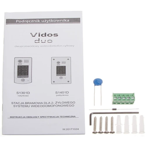 Videotürsprechanlage S1301D VIDOS