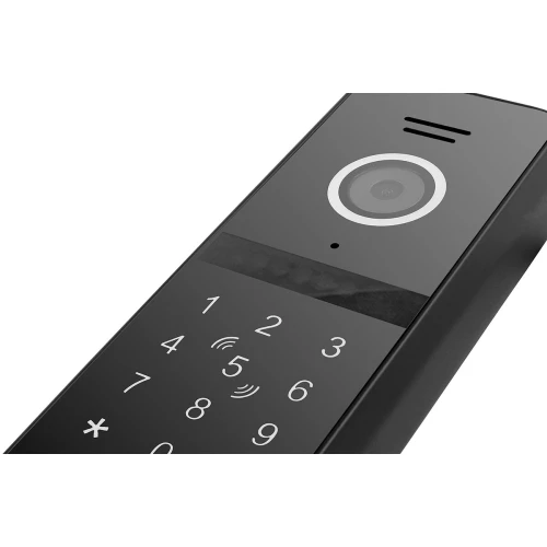 Video-Türsprechanlage Eura VDP-00C5 Weiß WiFi Öffnung 2 Eingänge Verschlüssler Näherungsleser