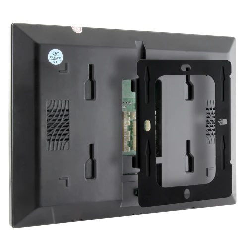 Video-Türsprechanlage EURA VDP-80C5 - zweifamilien, schwarz, 2x LCD 7'', FHD, Unterstützung für 2 Eingänge, Kamera 1080p., RFID-Leser, Aufputz