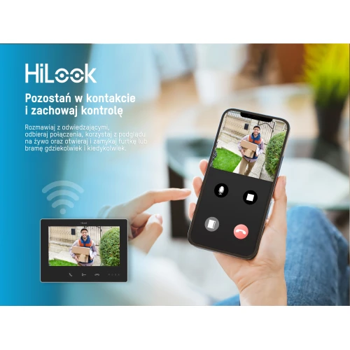 Video-Türsprechanlage HD-VIS-02-K, 2-Draht, IP, WiFi, HiLook by Hikvision App
