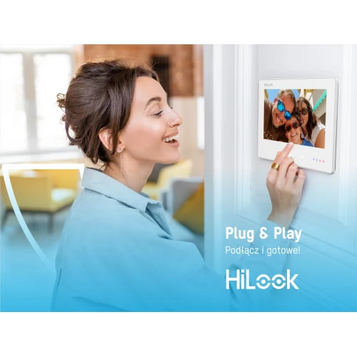 Video-Türsprechanlage HD-VIS-02-K, 2-Draht, IP, WiFi, HiLook by Hikvision App