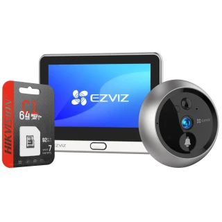 Elektronischer Türspion EZVIZ CS-DP2, Touchscreen, 64GB Karte