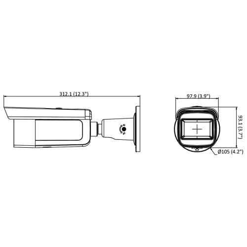 Vandalensichere IP-Kamera DS-2CD2643G2-IZS (2.8-12mm) Hikvision