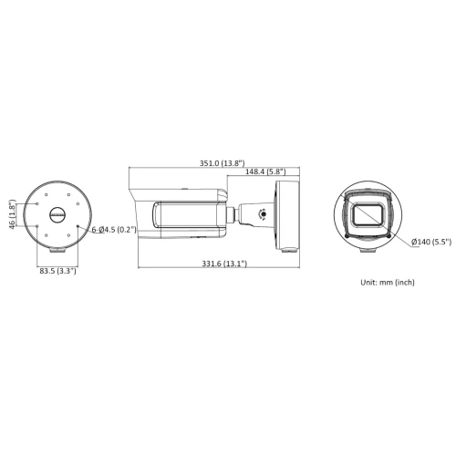 IP-Kamera IDS-2CD7A86G0-IZHSY(2.8-12MM) - 8.3Mpx MOTOZOOM Hikvision