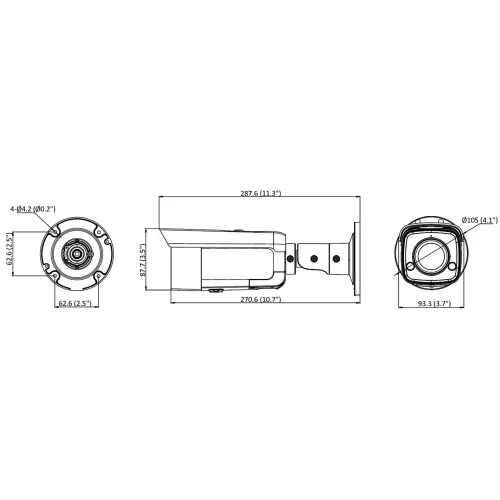 IP-Kamera DS-2CD2T47G2-L(2.8MM)(C) ColorVu 4Mpx Hikvision