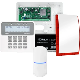SATEL PERFECTA 32 LTE Alarmset, 1x PET-Sensor, Signalgeber, Bedienteil