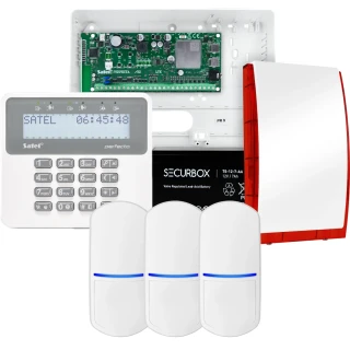 SATEL PERFECTA 32 LTE Alarmset, 3x Sensor, Signalgeber, Bedienteil