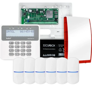 SATEL PERFECTA 32-WRL LTE Alarmset, 6x Sensor, Signalgeber, Bedienteil