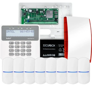 SATEL PERFECTA 32-WRL LTE Alarmset, 8x Sensor, Signalgeber, Bedienteil