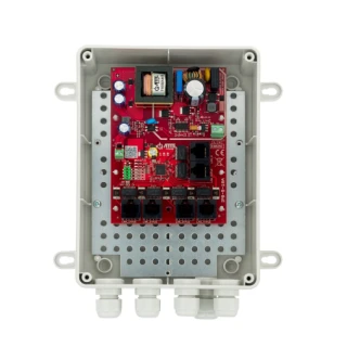 Zestaw do 5 kamer IP ATTE switch PoE 5P + 1UP Obudowa ABOX-M2