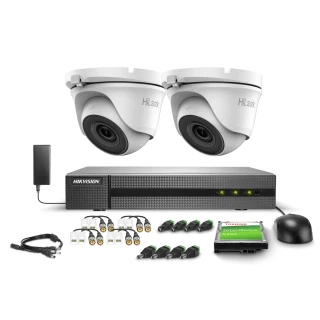 Überwachungsset 2x TVICAM-T2M, FullHD, IR 20m Hikvision