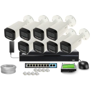 Überwachungskit 8x IPC-HFW3849T-ZAS-IL-27135, 8MP, IR 60m, WDR 120dB