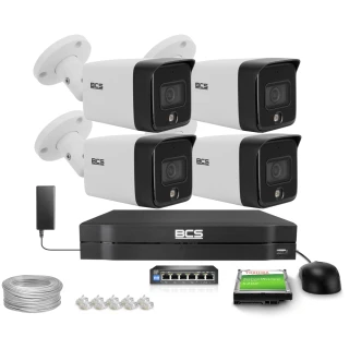 IP-Tubenkamera BCS-L-TIP18FCR3L3-AI1, 8Mpx, 1/2.7" CMOS, 2.8mm BCS