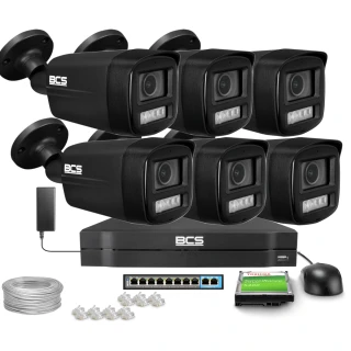IP-Tubekamera BCS Line BCS-L-TIP14FCL5-Ai1, 4 MP, NightColor 2.0, WhiteLight
