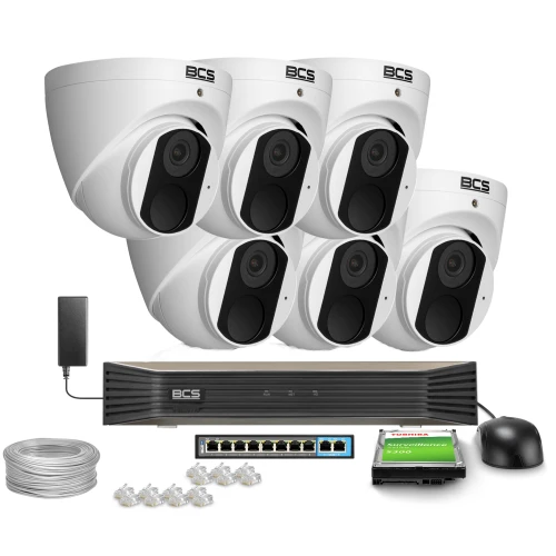 IP-Dome-Kamera 5Mpx BCS-P-EIP15FSR3 mit Festbrennweitenobjektiv 2.8mm