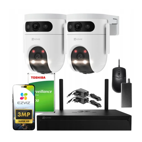 EZVIZ Wi-Fi Überwachungsset 4x H9c 3K