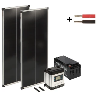 Photovoltaik-Set SP-KIT-2X100/65/MPPT-LCD 540Wh