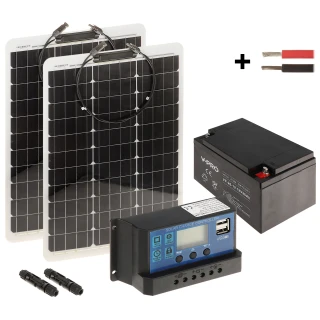 Photovoltaik-Set SP-KIT-2X50/26/PWM 225Wh