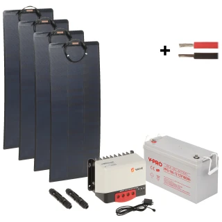 Photovoltaik-Set SP-KIT-4X110/100/MPPT BT 1190Wh