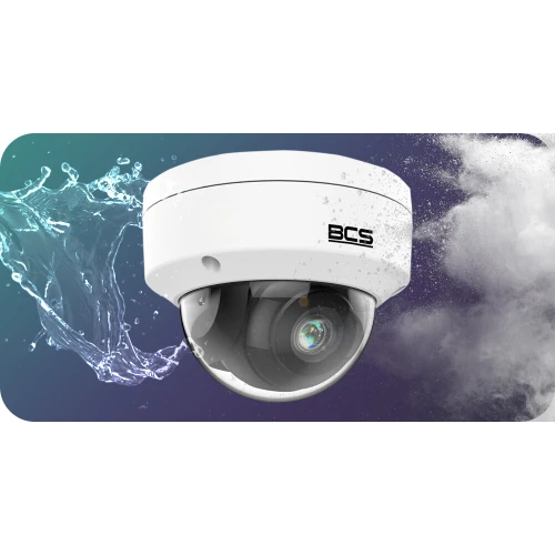 Überwachungsset 6x Kamera BCS-V-DIP14FWR3 4MPx IR 30m Vandalismusgeschützt