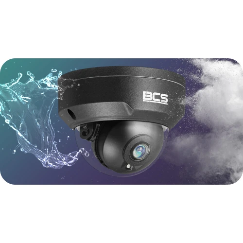 IP-Kamera BCS-P-DIP25FSR3-Ai1-G 5Mpx IR 30m, STARLIGHT, Vandalismusbeständigkeit, Alarmeingänge