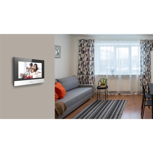 Videotürsprechanlage Hikvision DS-KIS604-S-W / KIT-IP-PL604-W, Weiß