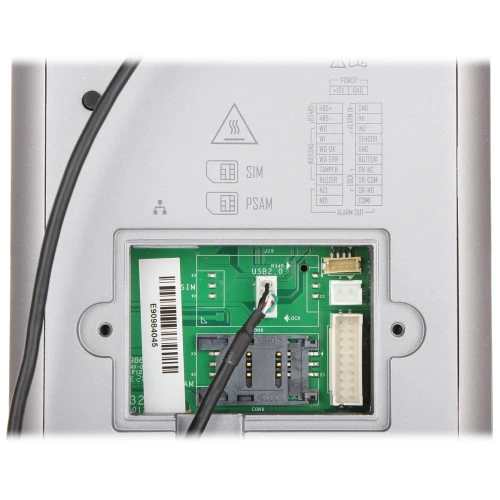 Zugangskontroller mit Temperaturmessung DS-K1TA70MI-T - 1080p Hikvision